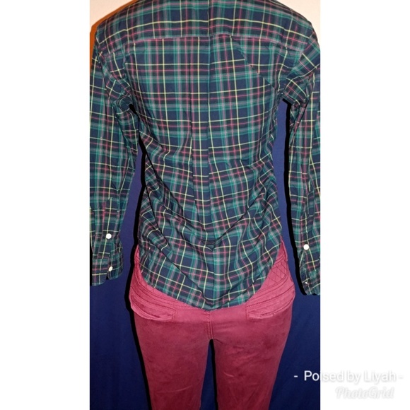 Ralph Lauren  Long Sleeve plaid Button Down Shirt - Picture 2 of 6